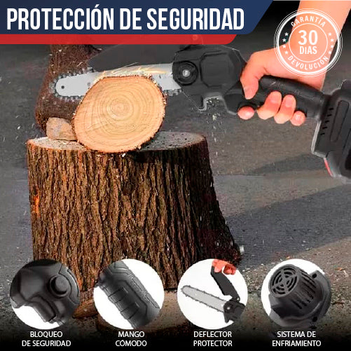 MINIMAKER | Mini motosierra inalámbrica + 1 Batería de Regalo