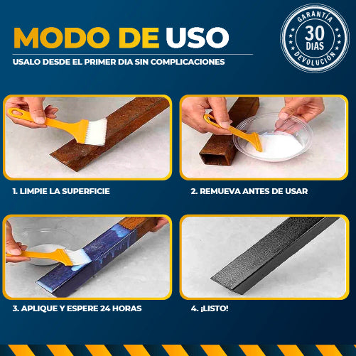2X1 METALCLEAN™ | Removedor y Protector de Oxido Multiuso 1 KG