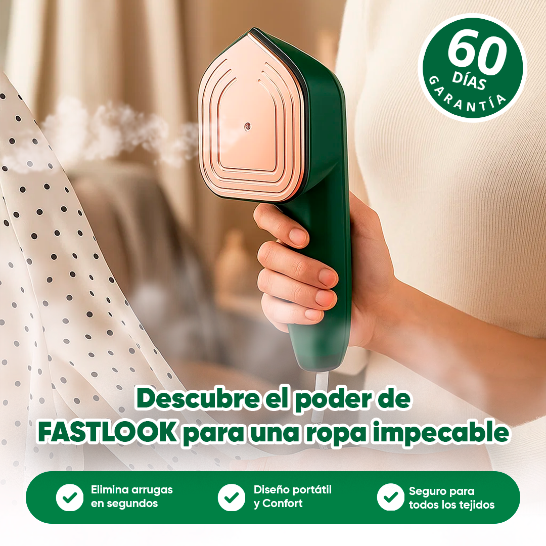 PACK FASTLOOK™ | PLANCHA A VAPOR PORTÁTIL + REGALO PERCHERO MULTIESPACIO