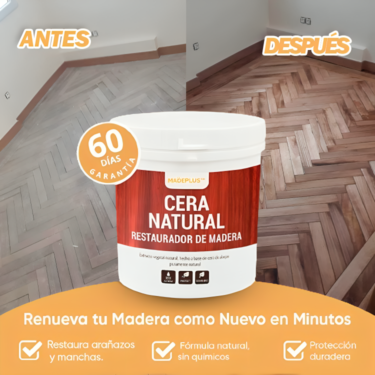 MADEPLUS™ | CERA NATURAL RESTAURA MADERA IMPORTADO DE ALEMANIA🇩🇪