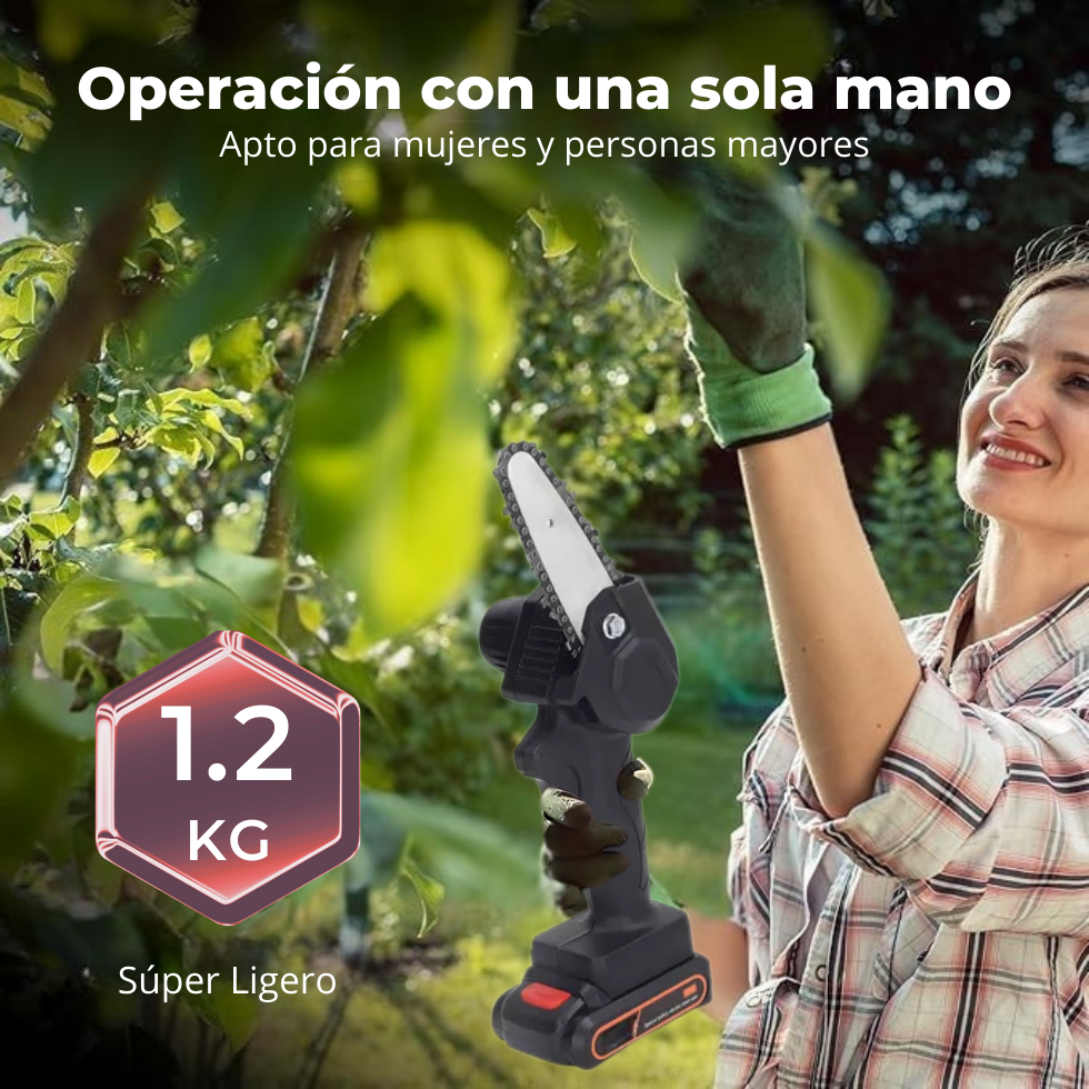 MINIMAKER | Mini motosierra inalámbrica + 1 Batería de Regalo