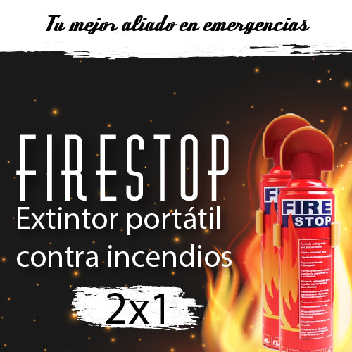 2X1 FIRESTOP | EXTINTOR PORTÁTIL CONTRA INCENDIOS