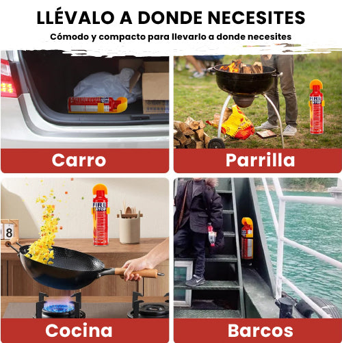 2X1 FIRESTOP | EXTINTOR PORTÁTIL CONTRA INCENDIOS
