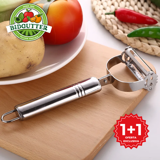 1+1 GRATIS | PELADOR MULTIFUNCIONAL DE ACERO INOXIDABLE - BIDCUTTER™