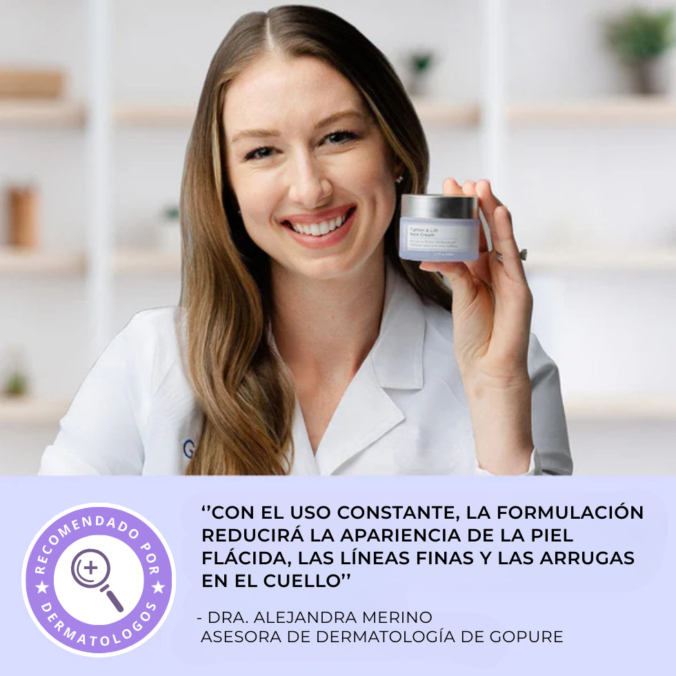1+1 GRATIS GOPURE | Crema Reafirmante y Lifting para el Cuello