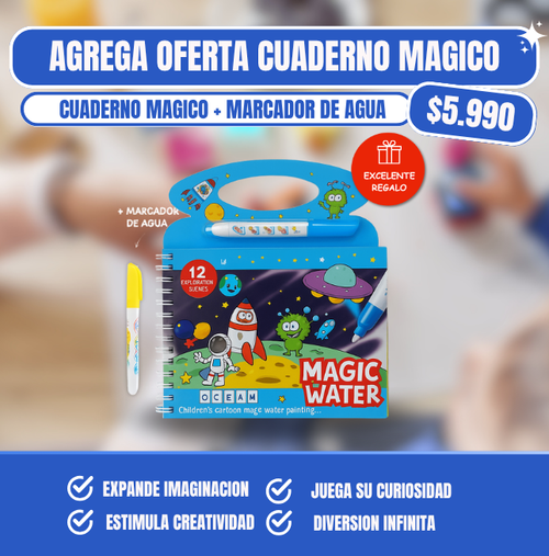 CUADERNO MAGICO  PARA PINTAR CON AGUA