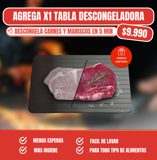 TABLA DESCONGELADORA PARA ALIMENTOS