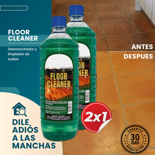 2X1 FLOOR CLEANER | POTENTE LIMPIADOR DE SUELOS Y MANCHAS DIFICILES