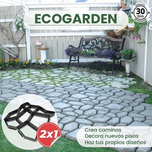 2x1 ECOGARDEN | Molde para Caminos de Jardín