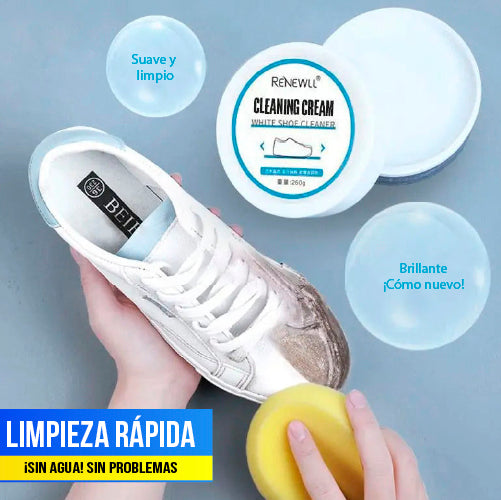 2x1 CLEANING CREAM | Crema limpiadora y blanqueadora para zapatillas