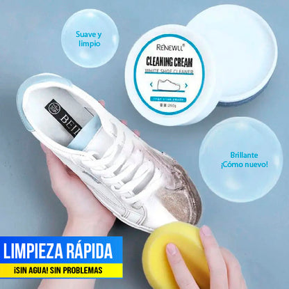 2x1 CLEANING CREAM | Crema limpiadora y blanqueadora para zapatillas