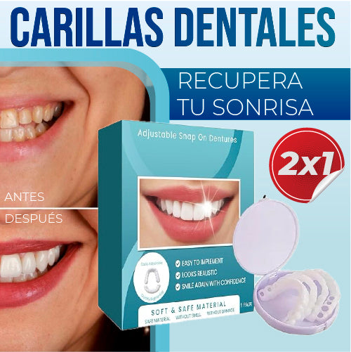 2X1 BESMILE | Carillas Dentales Adaptables