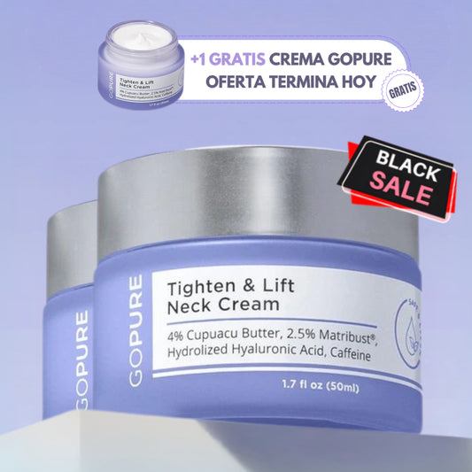 1+1 GRATIS GOPURE | Crema Reafirmante y Lifting para el Cuello