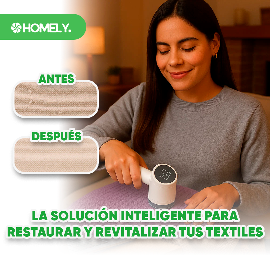 HOMELY | SET RESTAURADOR DE TELAS + 2 CUCHILLAS REEMPLAZABLES