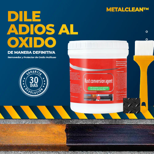 2X1 METALCLEAN™ | Removedor y Protector de Oxido Multiuso 1 KG