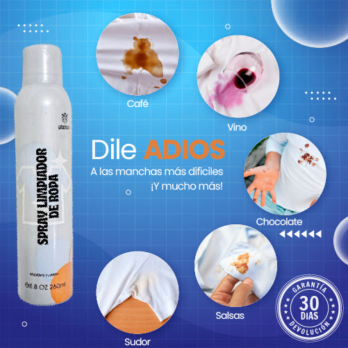 2X1 REMOVEFIX | Spray eliminador manchas difíciles de ropa