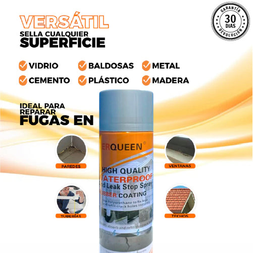 2X1 TODOFLEX | Sellador Impermeabilizante En Aerosol De Grietas y Fugas