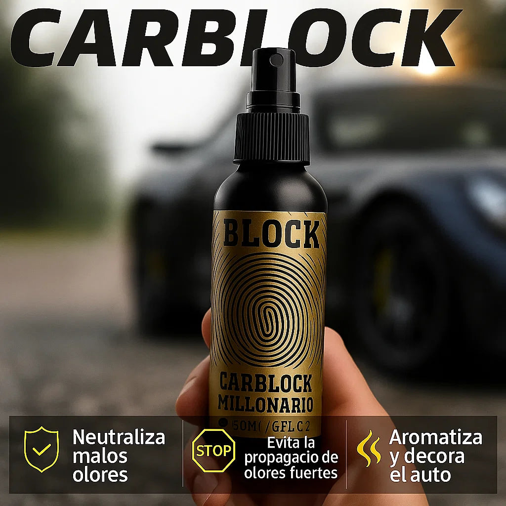 CARBLOCK MILLONARIO® | PERFUME PREMIUM PARA AUTOS