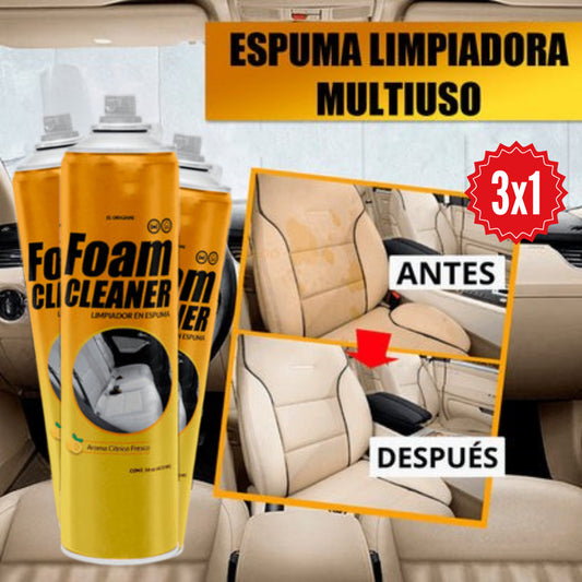 3X1 FOAM CLEANER™ | Limpiador en Espuma Multiuso