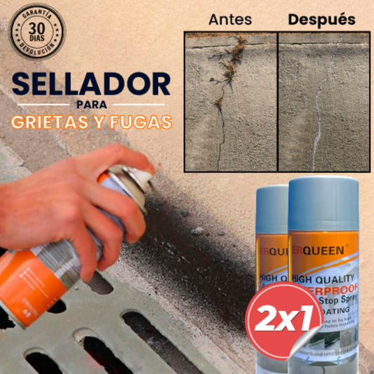 2X1 TODOFLEX - Sellador Impermeabilizante En Aerosol De Grietas y Fugas